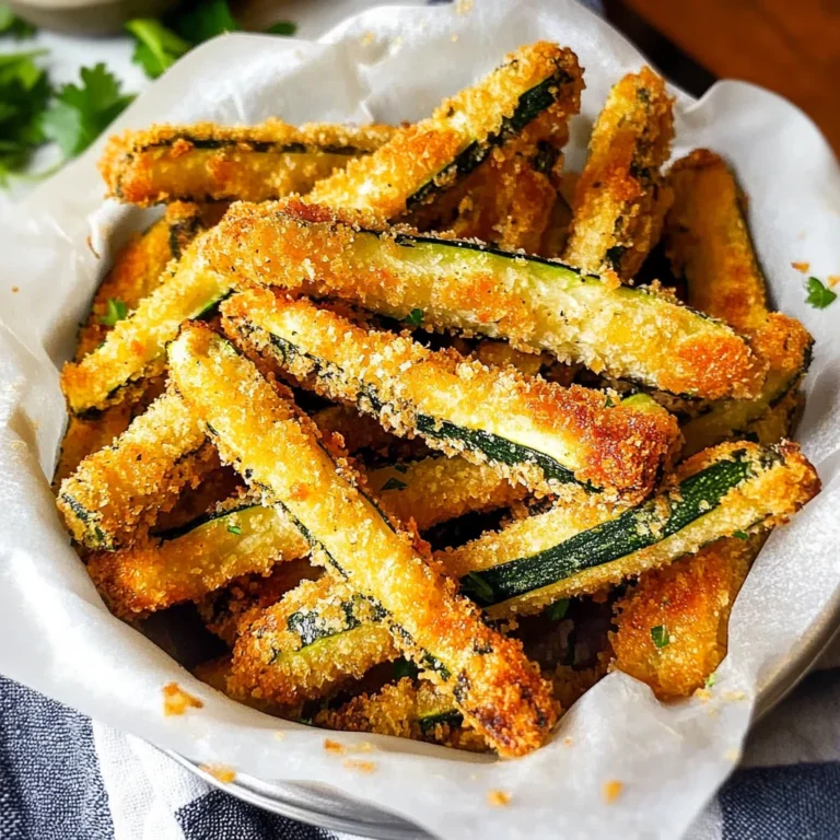 Baked Parmesan Zucchini Fries