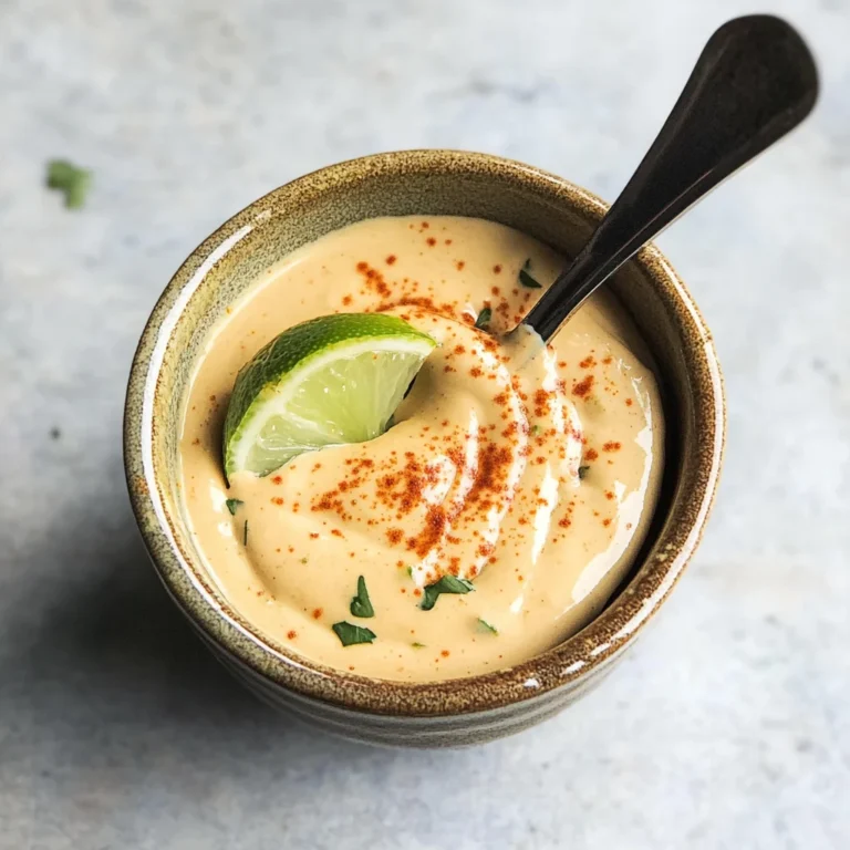 Chili Lime Tahini Sauce