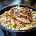 Creamy Chicken Alfredo Pasta Bowls