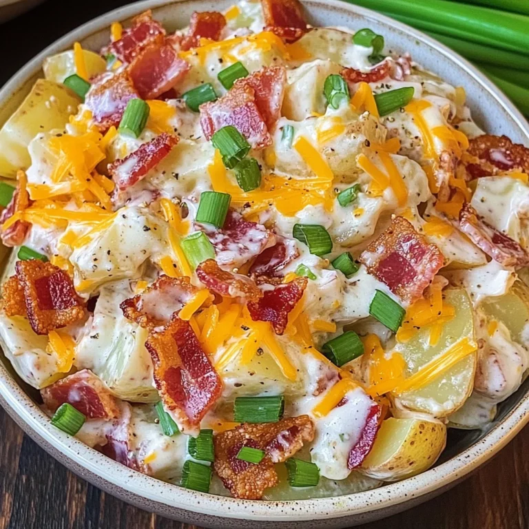 Creamy Turkey Bacon Ranch Potato Salad