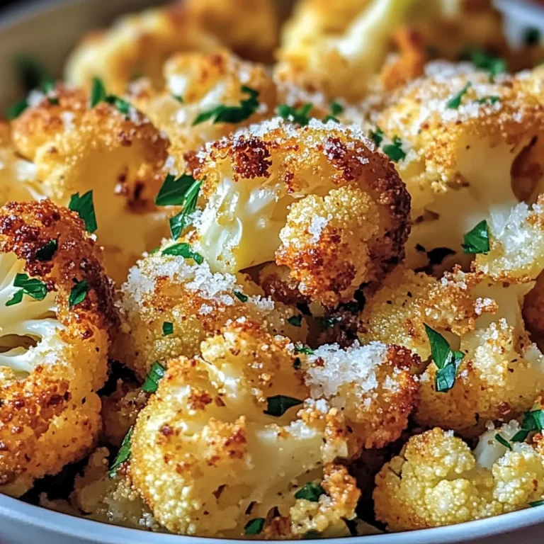 Crispy Parmesan Roasted Cauliflower Recipe