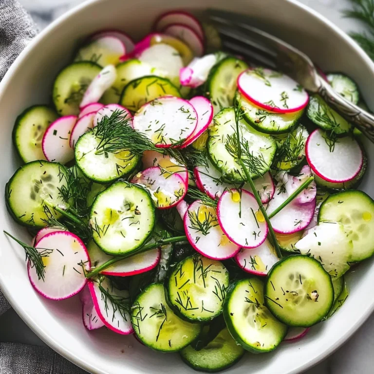 Cucumber Radish Salad