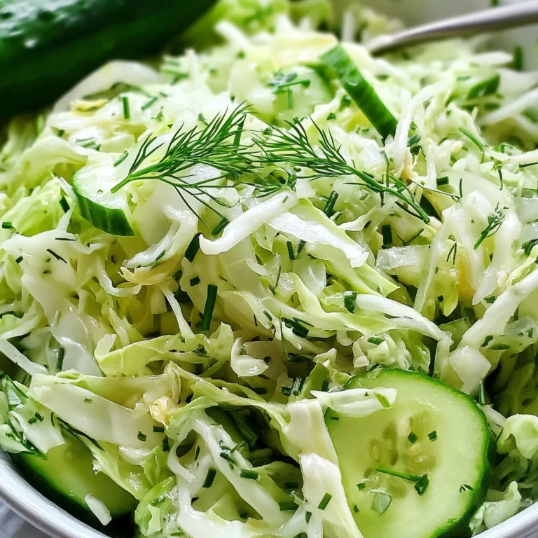 Green Cabbage Cucumber Salad