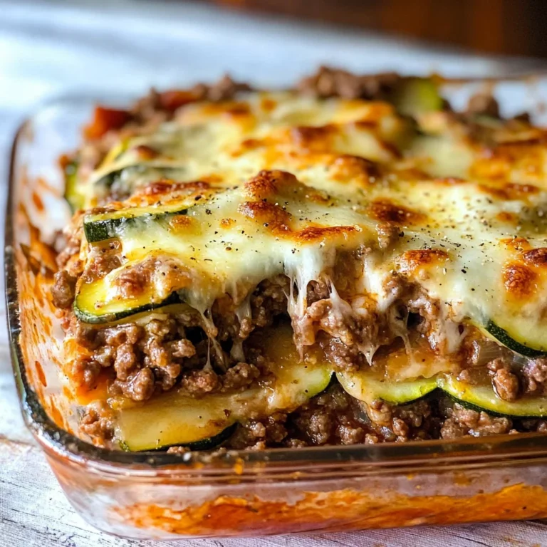 Ground Beef Zucchini Casserole