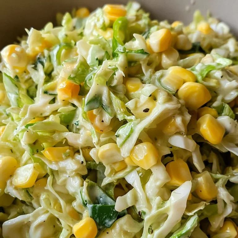 Jalapeno Corn Coleslaw