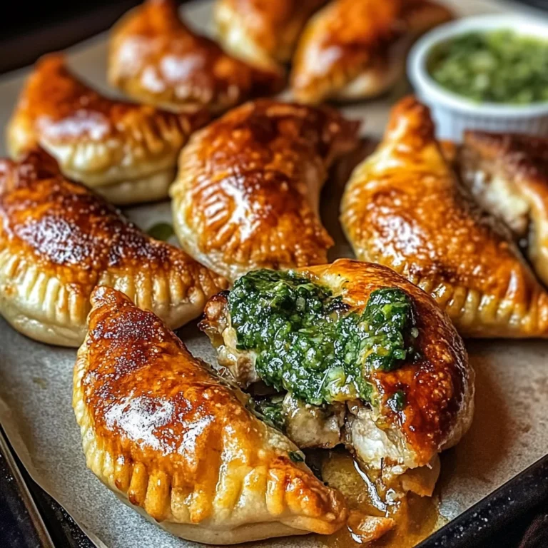 Mini Chicken Or Beef Empanadas With Chimichurri