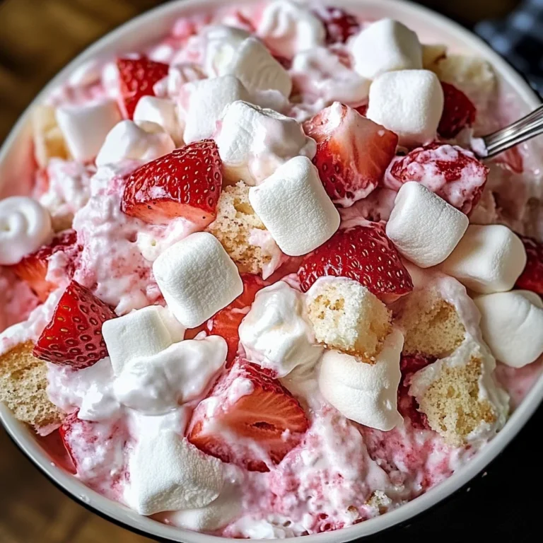 Strawberry Shortcake Fluff Salad