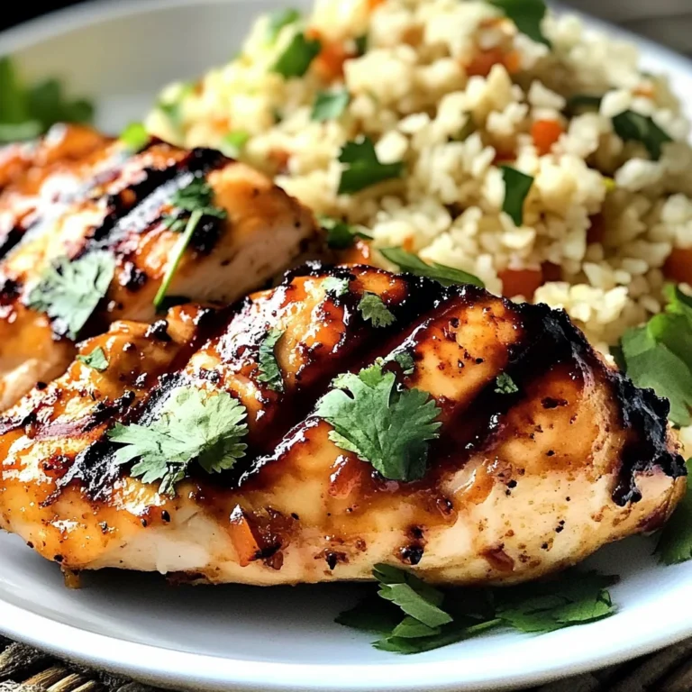 Sweet Chili Coconut-Lime Grilled Chicken