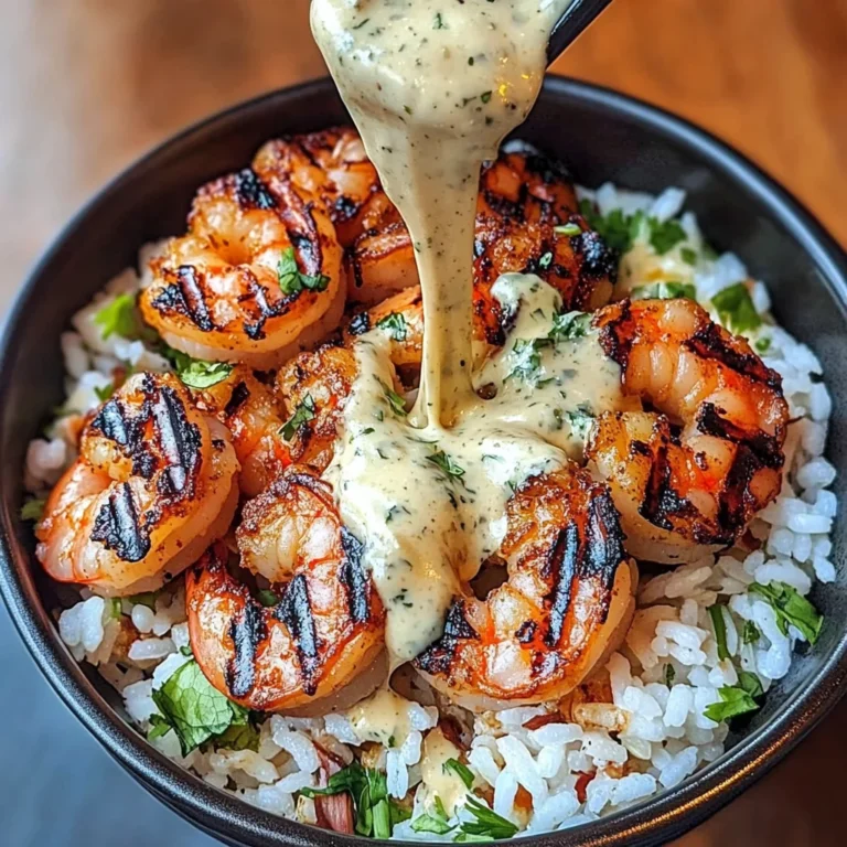 Tropical Shrimp Rice Bowl With Coconut Lime Sauce