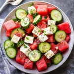 Watermelon Cucumber Salad Recipe