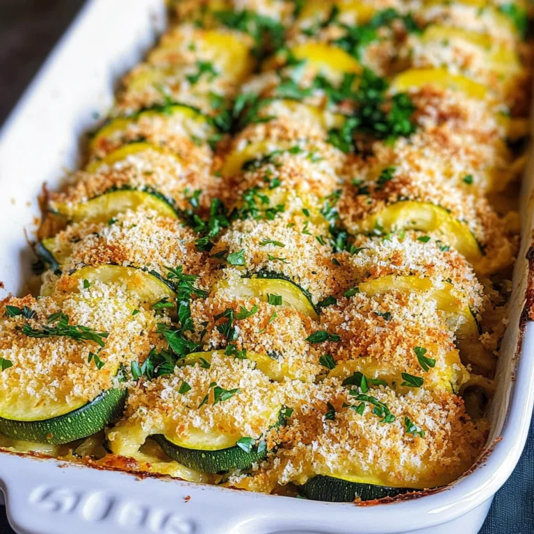 Zucchini & Squash Casserole