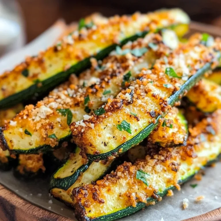 Baked Parmesan Zucchini Fries