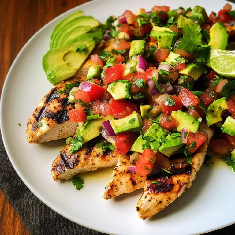 Cilantro-Lime Chicken with Avocado Salsa