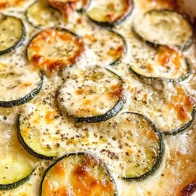 Creamy Parmesan Zucchini