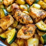 Easy Baked Chicken and Zucchini Recipe