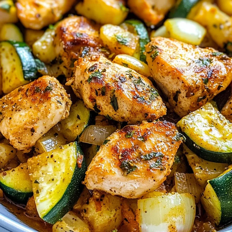 Easy Baked Chicken and Zucchini Recipe