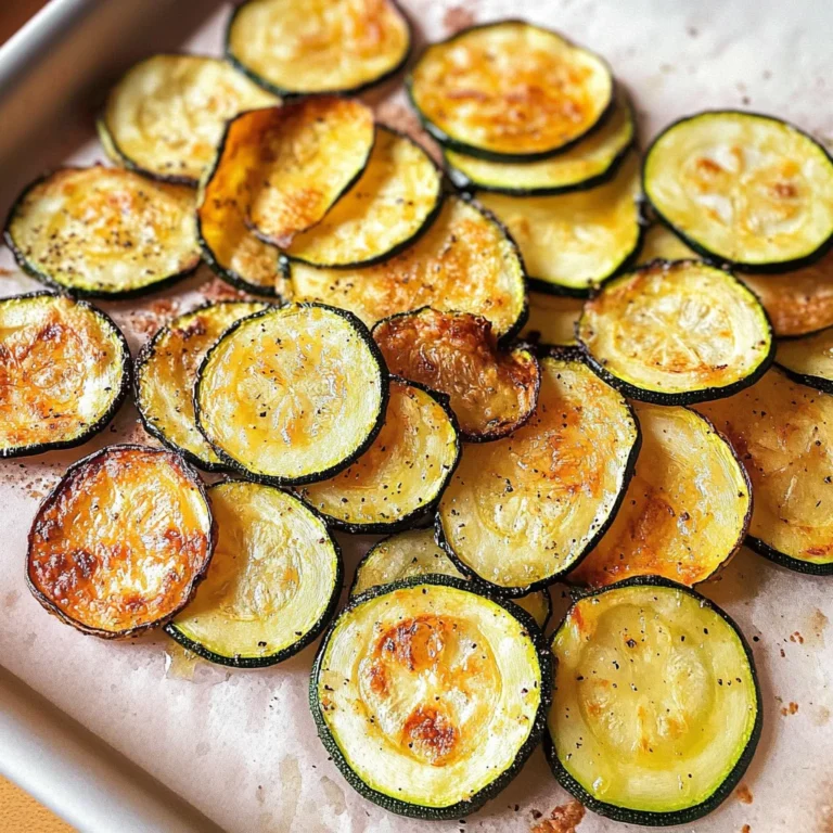 Easy Oven-Baked Zucchini Chips