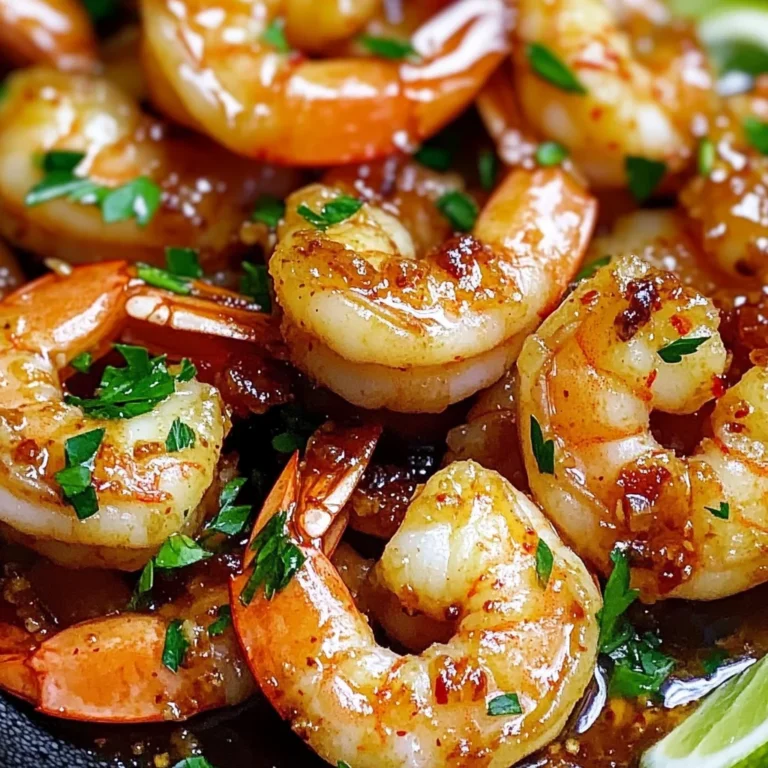 Garlic Honey Lime Shrimp Recipe