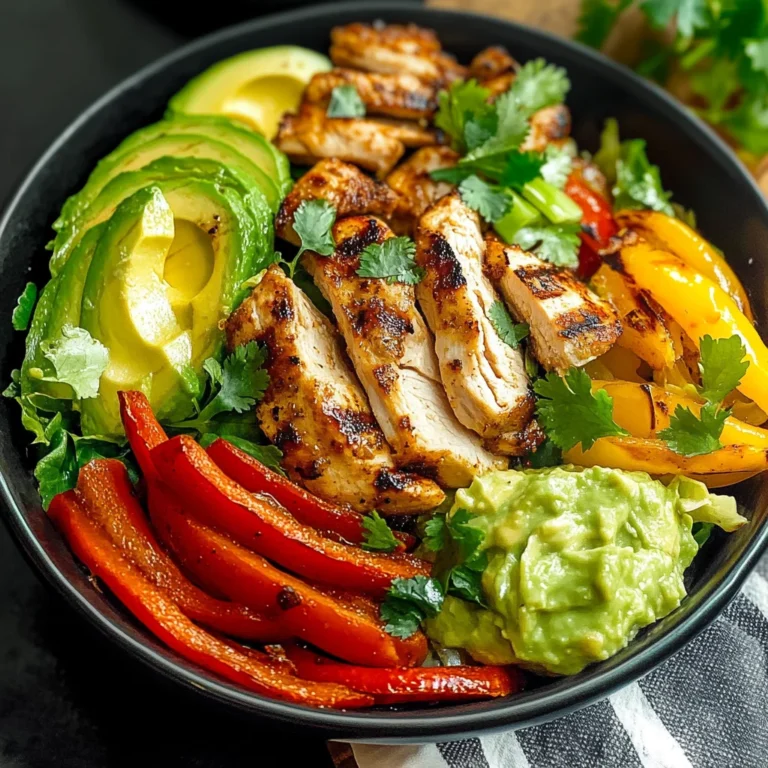 Grilled Chili Lime Chicken Fajita Salad