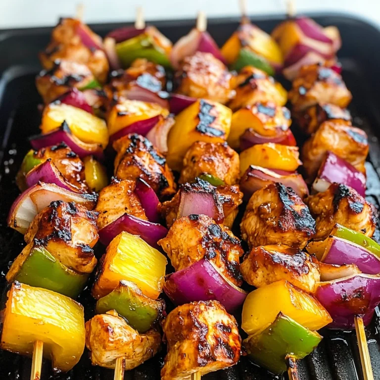 Hawaiian Chicken Kebabs