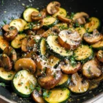 Skillet Zucchini and Mushrooms