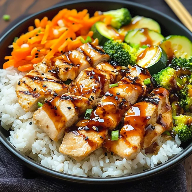 Teriyaki Grilled Chicken and Veggie Rice Bowls