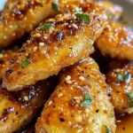 Air Fryer Honey Butter Garlic Chicken Tenders Recipe