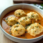 Best Tomato Soup with Cheddar Bay Dumplings