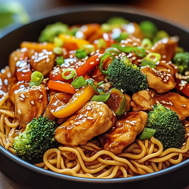 Chicken Teriyaki Noodles