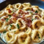 Creamy Tortellini Carbonara Recipe