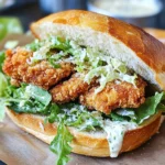 Crispy Chicken Caesar Sandwich