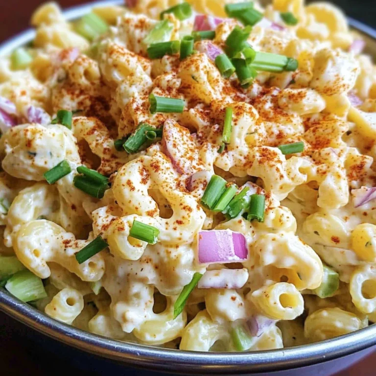 Deviled Egg Pasta Salad