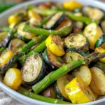 Flavorful Asparagus with Zucchini and Squash