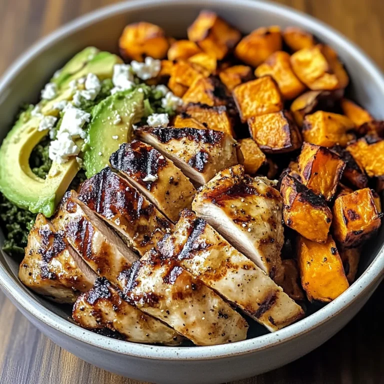 Grilled Chicken & Sweet Potato Bowl