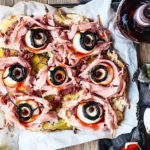 Halloween Antipasto Eyeballs Appetizer