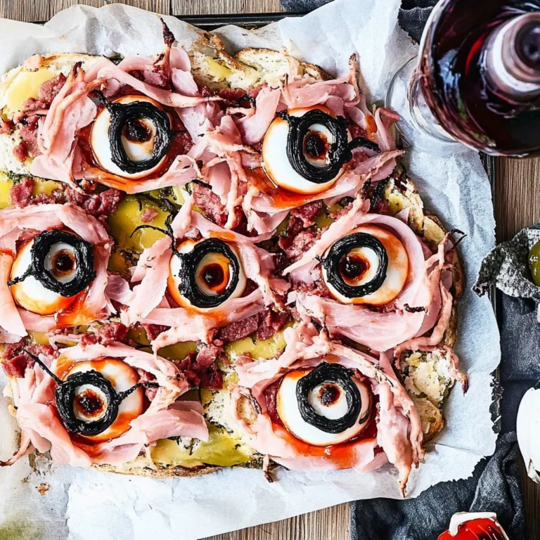 Halloween Antipasto Eyeballs Appetizer