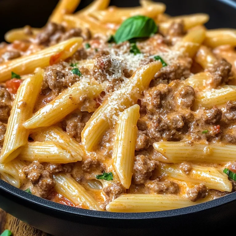 High Protein Creamy Beef Pasta Recipe for Quick Weeknight Dinners