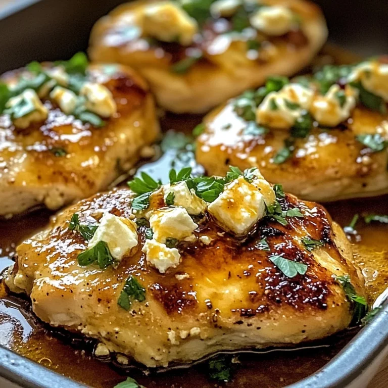 Hot Honey Feta Chicken Dish: A Deliciously Spicy and Savory Recipe