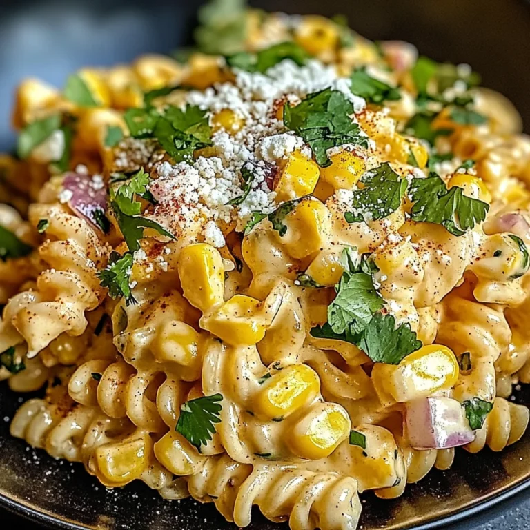 Mexican Street Corn Pasta Salad is a must-try dish!