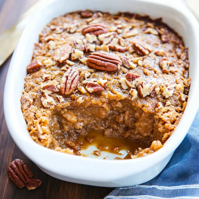 Pumpkin Pecan Cobbler