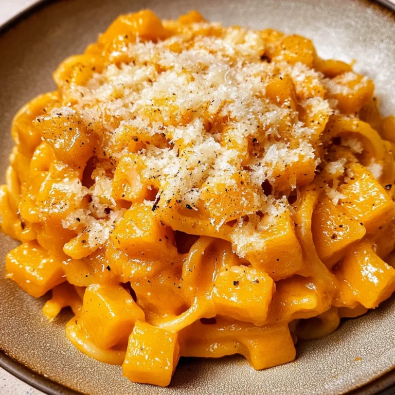 Roasted Pumpkin and Garlic Pasta