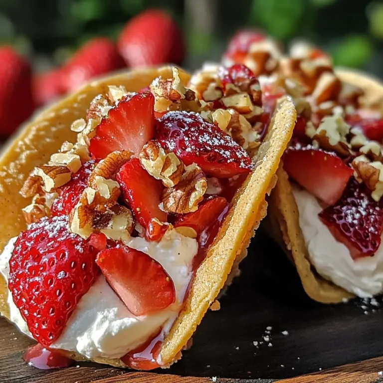 Strawberry Crunch Cheesecake Tacos