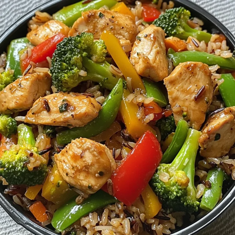 Chicken Veggie Rice Stir-Fry