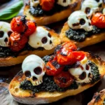 Halloween Bruschetta Appetizer