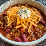 Hillbilly Chili and Cinnamon Rolls
