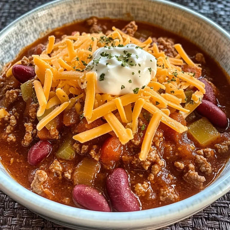 Hillbilly Chili and Cinnamon Rolls