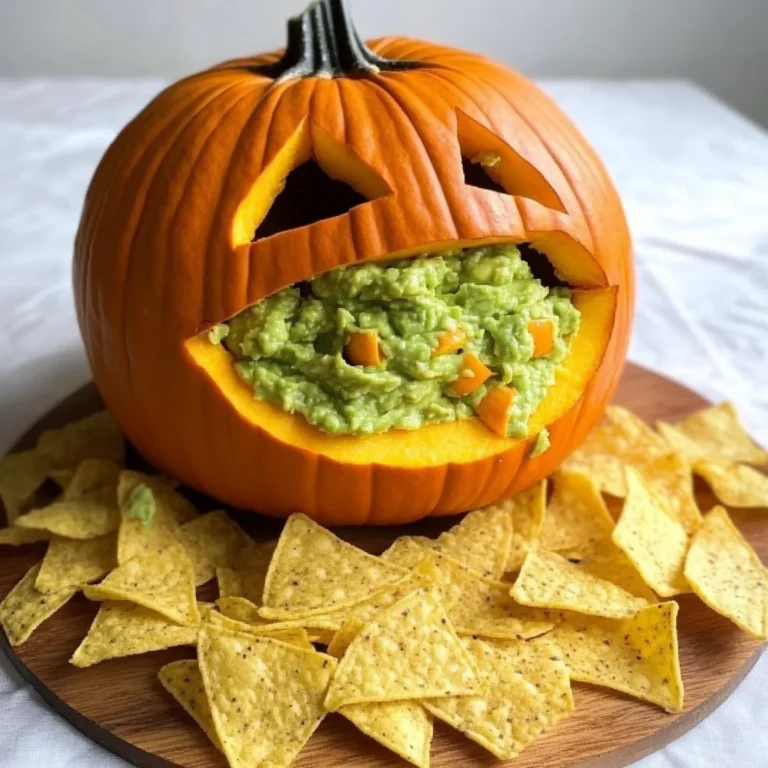 Throwing Up Pumpkin Guacamole Recipe