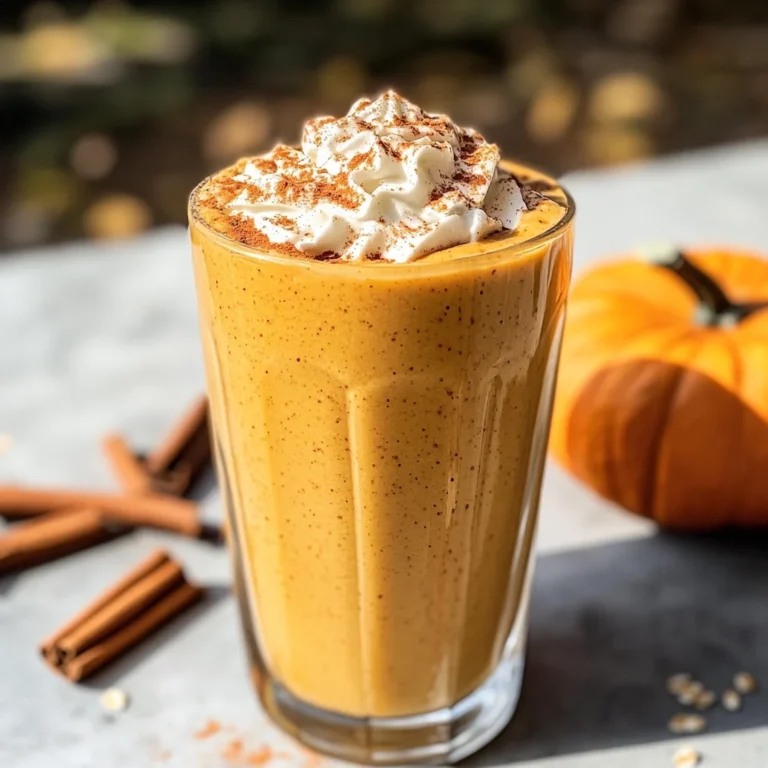 Breakfast Pumpkin Pie Smoothie