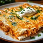 High Protein Creamy Chilli Chicken Enchiladas