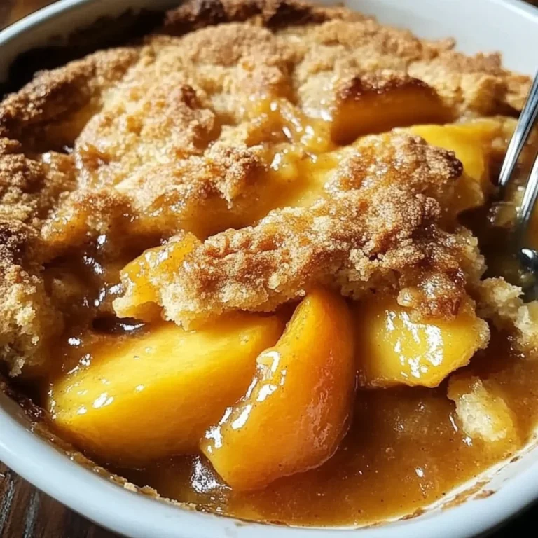 Homemade Peach Cobbler
